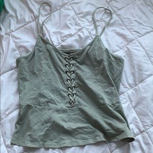 American Eagle Sage Green Tank Top